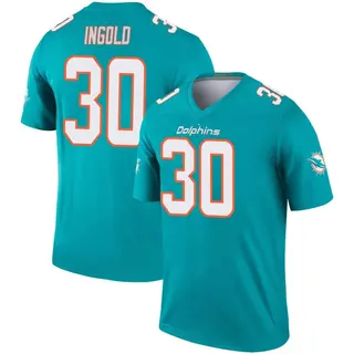 Miami Dolphins Men's Alec Ingold Legend Jersey - Aqua