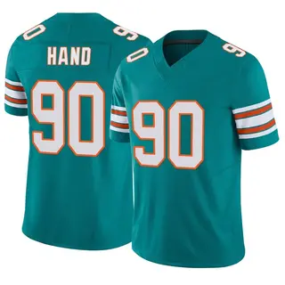 Miami Dolphins Men's Da'Shawn Hand Limited Alternate Vapor F.U.S.E. Jersey - Aqua