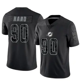 Miami Dolphins Men's Da'Shawn Hand Limited Reflective Jersey - Black