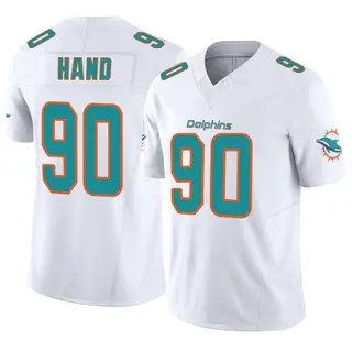 Miami Dolphins Men's Da'Shawn Hand Limited Vapor F.U.S.E. Jersey - White