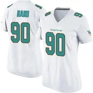 Miami Dolphins Women's Da'Shawn Hand Game Jersey - White