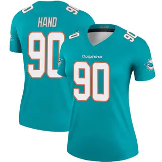 Miami Dolphins Women's Da'Shawn Hand Legend Jersey - Aqua