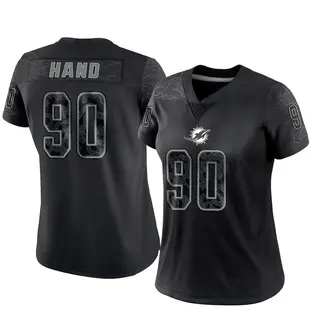 Miami Dolphins Women's Da'Shawn Hand Limited Reflective Jersey - Black