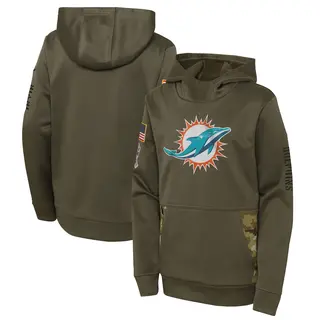 Miami Dolphins Salute to Service Sweater size L Youth www